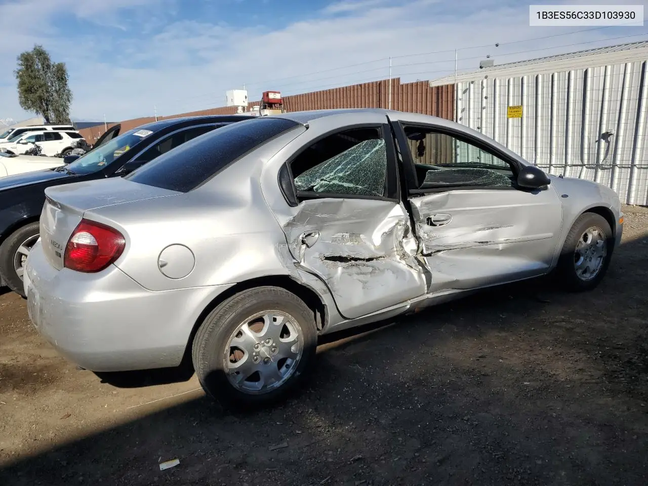 2003 Dodge Neon Sxt VIN: 1B3ES56C33D103930 Lot: 50413565