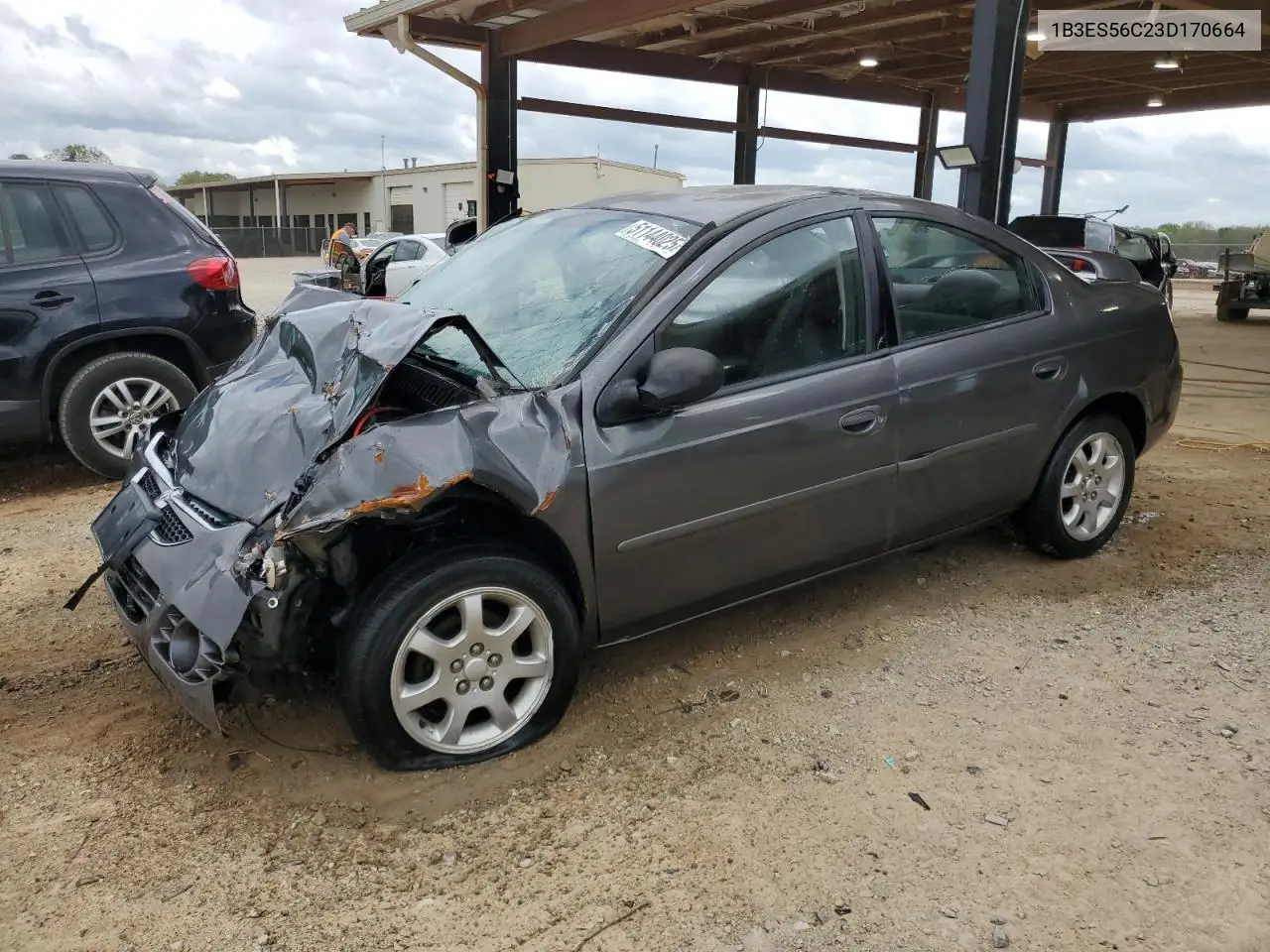 2003 Dodge Neon Sxt VIN: 1B3ES56C23D170664 Lot: 51144025