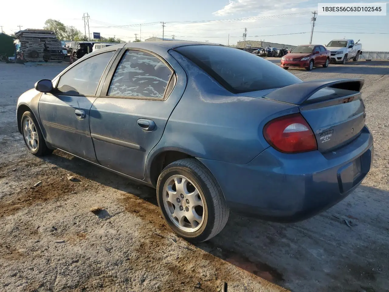 2003 Dodge Neon Sxt VIN: 1B3ES56C63D102545 Lot: 53118975