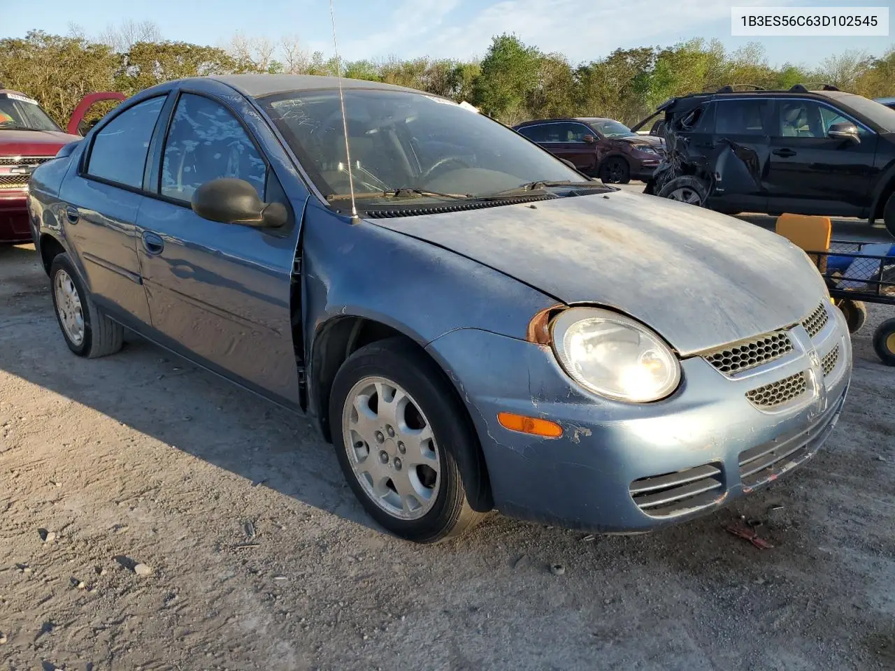2003 Dodge Neon Sxt VIN: 1B3ES56C63D102545 Lot: 53118975