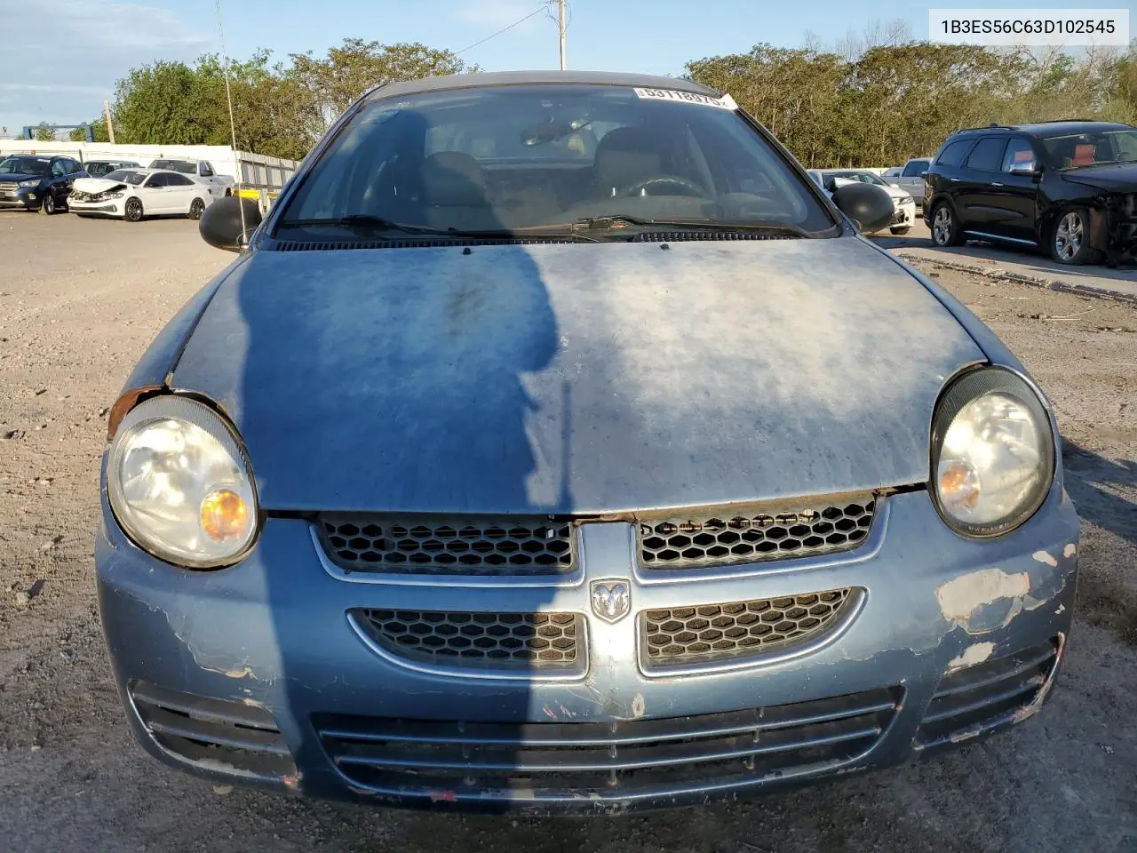 2003 Dodge Neon Sxt VIN: 1B3ES56C63D102545 Lot: 53118975