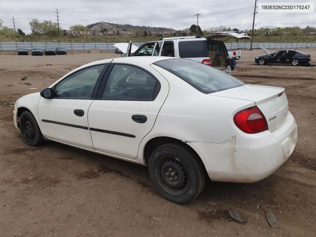 2003 Dodge Neon Se VIN: 1B3ES26C23D175247 Lot: 53463205