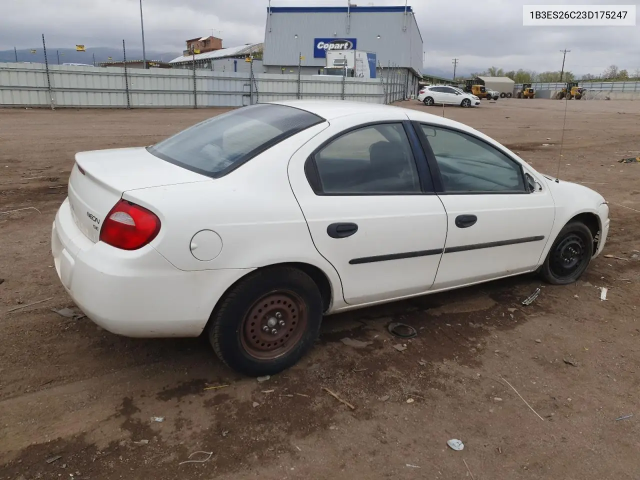 2003 Dodge Neon Se VIN: 1B3ES26C23D175247 Lot: 53463205
