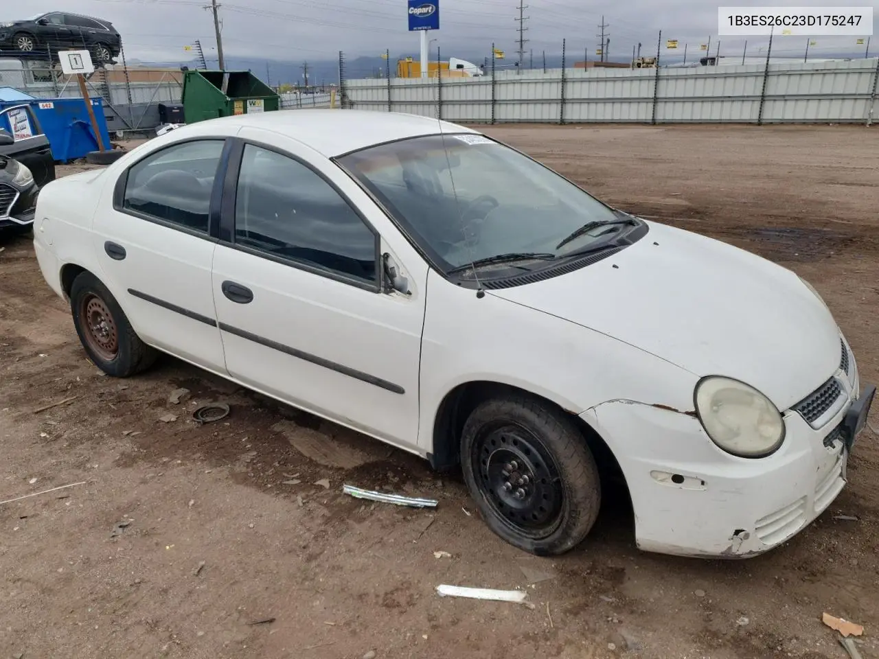 2003 Dodge Neon Se VIN: 1B3ES26C23D175247 Lot: 53463205