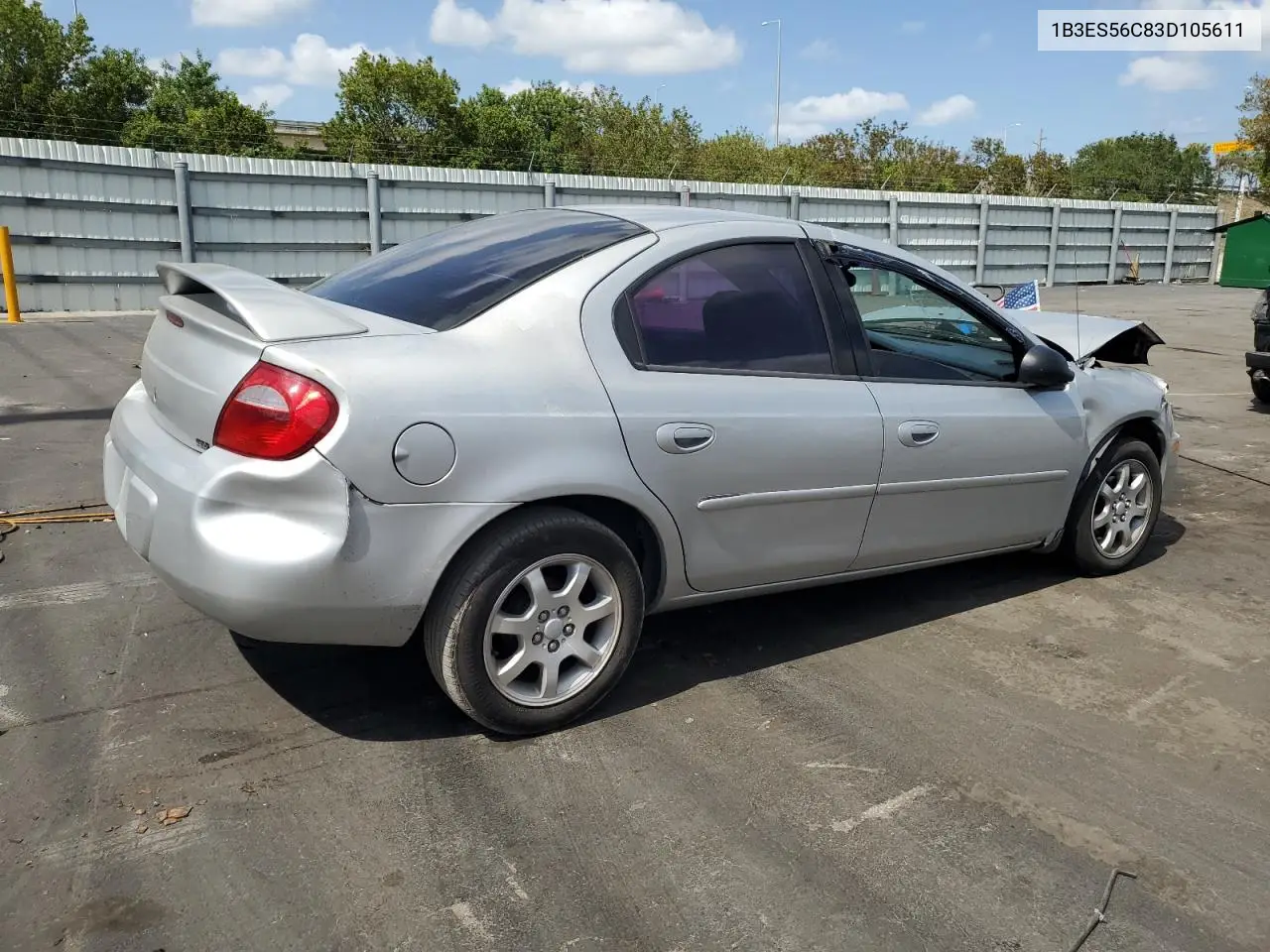 2003 Dodge Neon Sxt VIN: 1B3ES56C83D105611 Lot: 54482305
