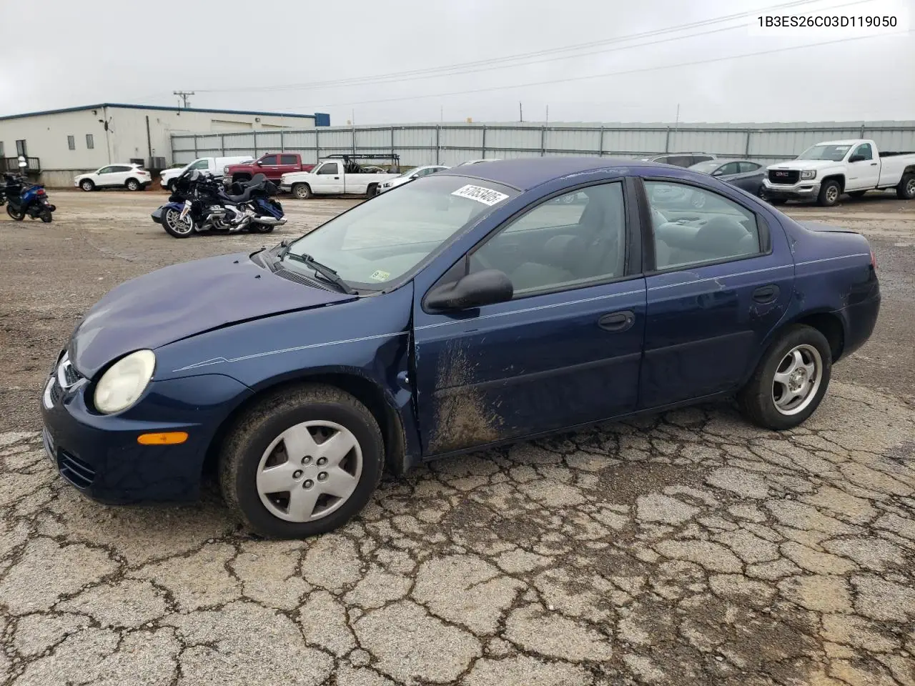 2003 Dodge Neon Se VIN: 1B3ES26C03D119050 Lot: 57053405