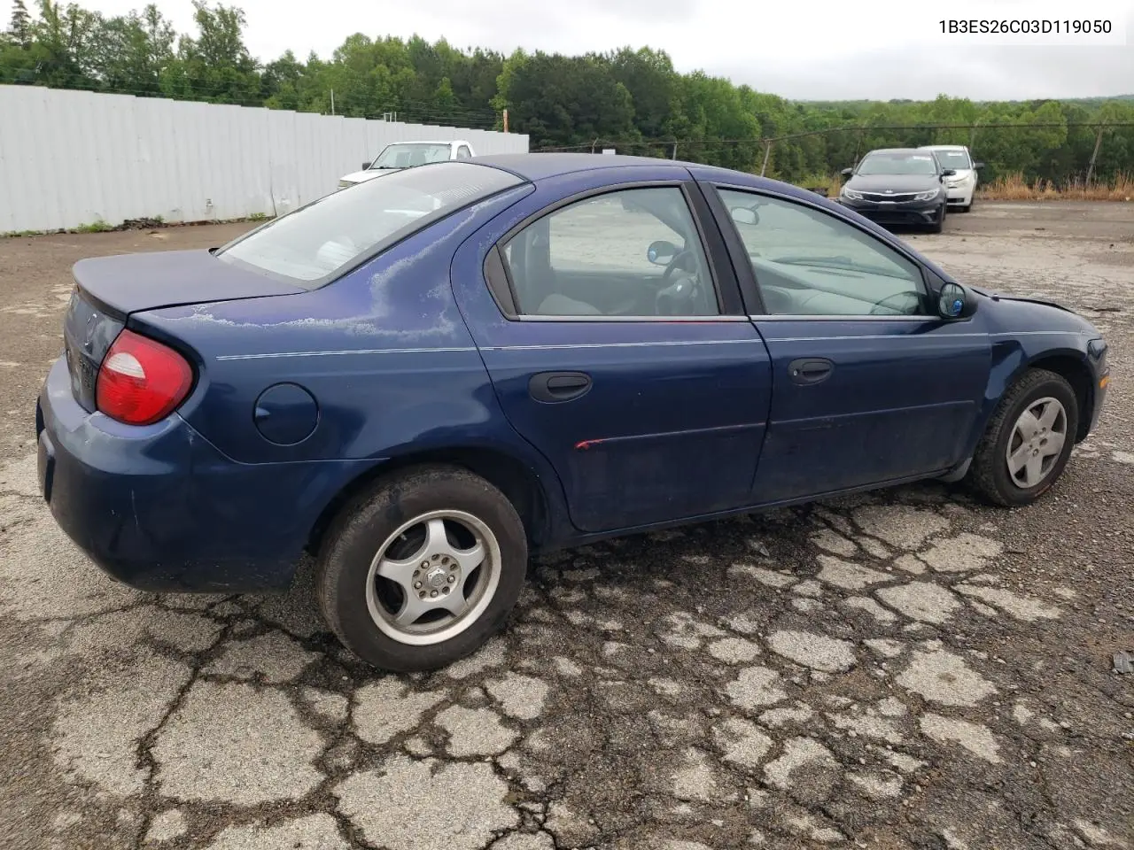 2003 Dodge Neon Se VIN: 1B3ES26C03D119050 Lot: 57053405