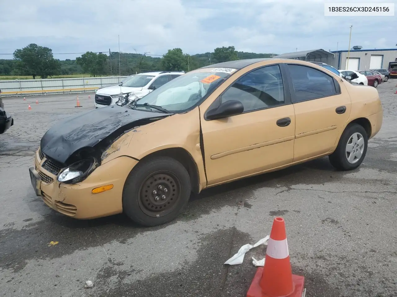 2003 Dodge Neon Se VIN: 1B3ES26CX3D245156 Lot: 60167345