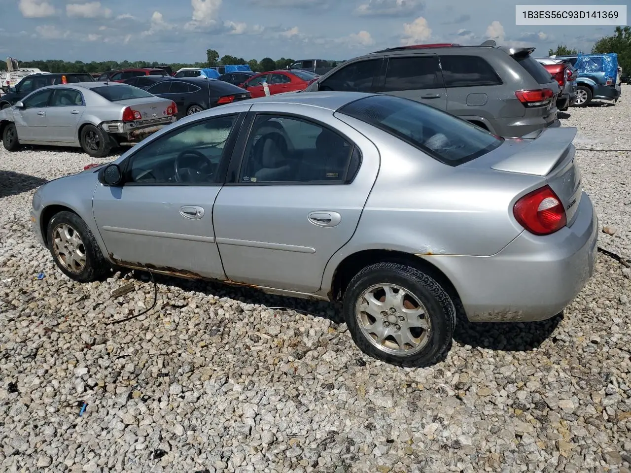 2003 Dodge Neon Sxt VIN: 1B3ES56C93D141369 Lot: 61470545