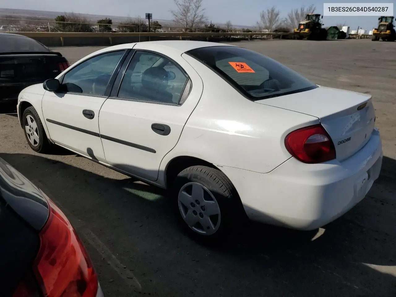 2004 Dodge Neon Base VIN: 1B3ES26C84D540287 Lot: 45035715