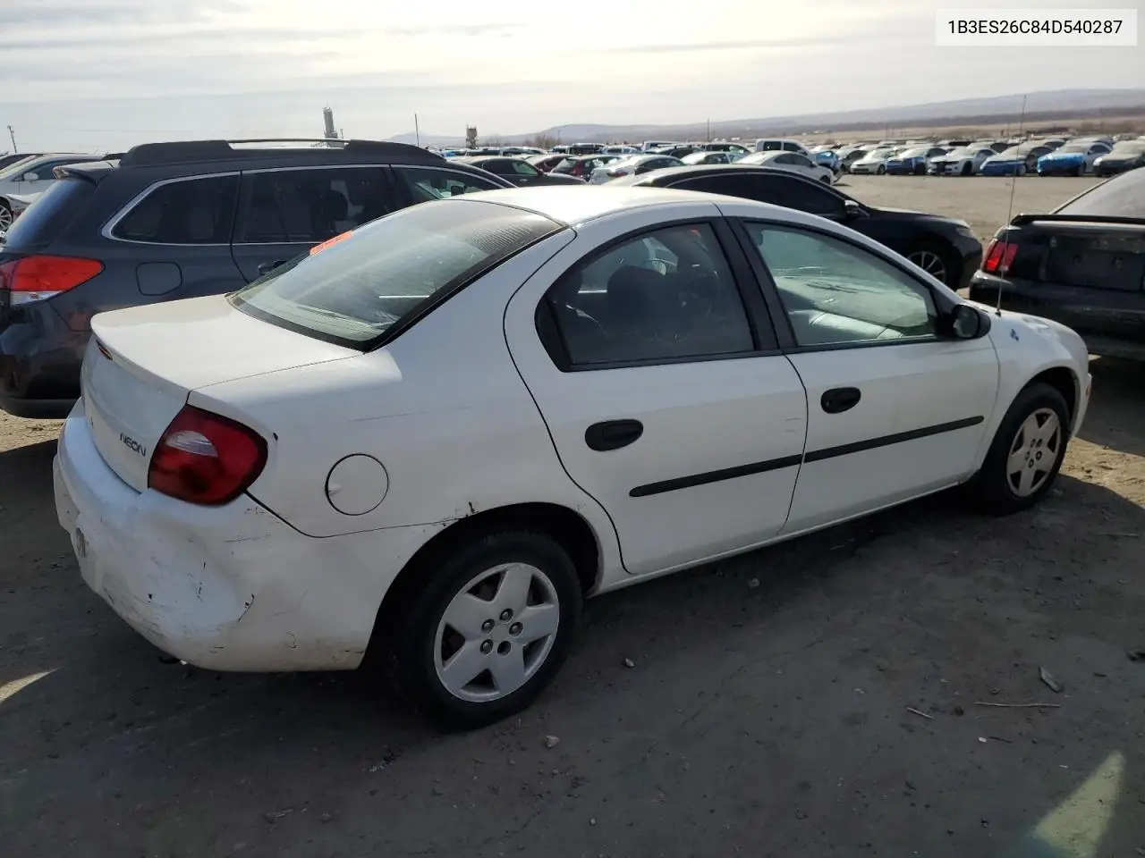 2004 Dodge Neon Base VIN: 1B3ES26C84D540287 Lot: 45035715