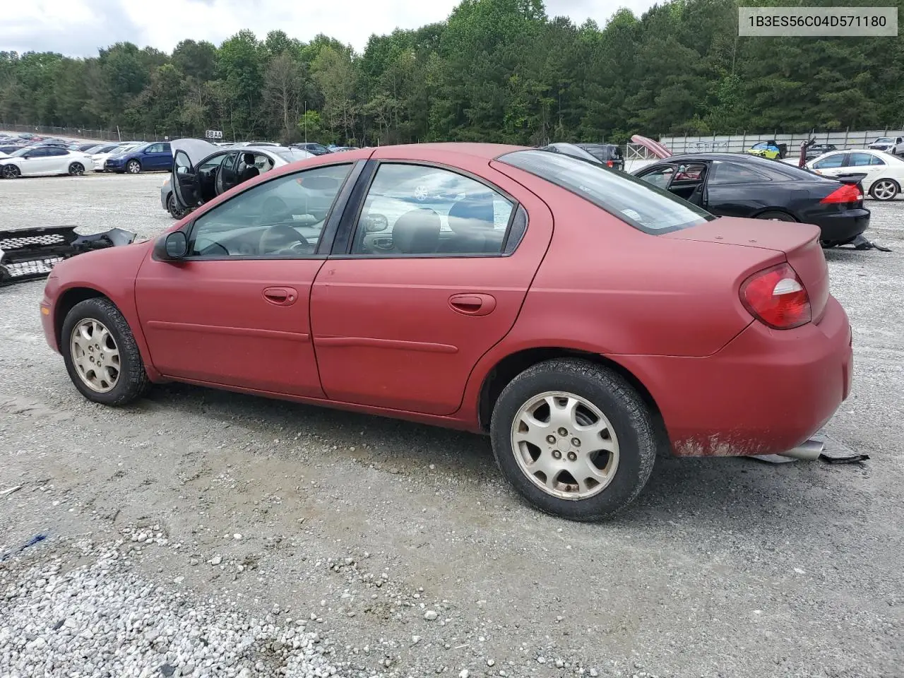 2004 Dodge Neon Sxt VIN: 1B3ES56C04D571180 Lot: 56933765