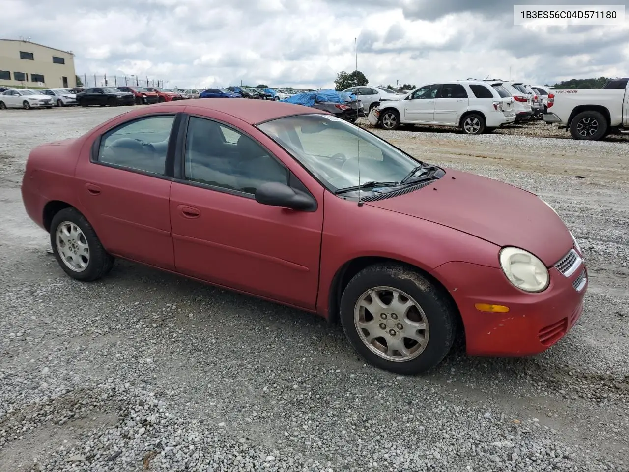2004 Dodge Neon Sxt VIN: 1B3ES56C04D571180 Lot: 56933765