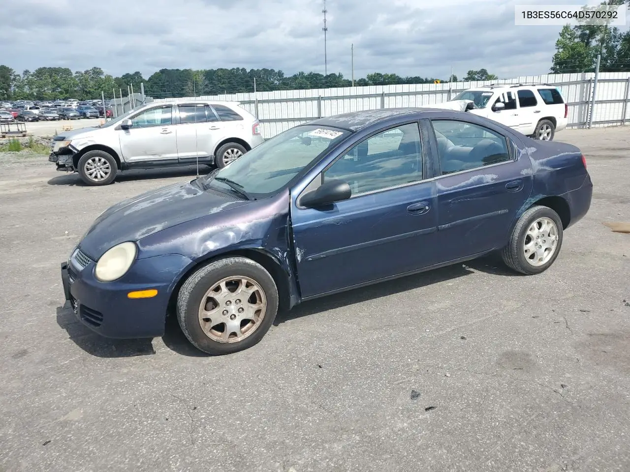 2004 Dodge Neon Sxt VIN: 1B3ES56C64D570292 Lot: 59614745