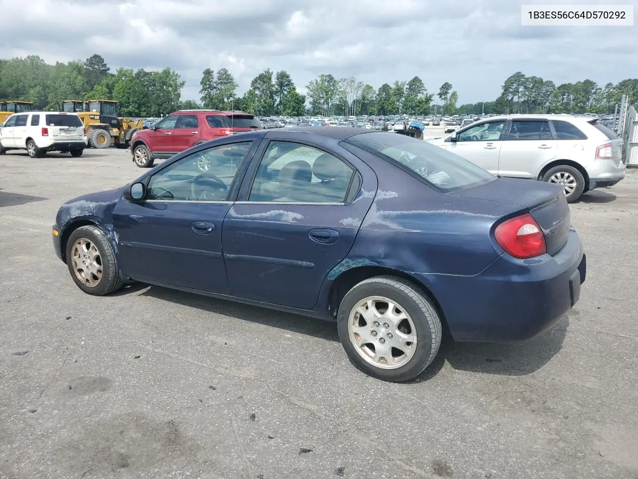 2004 Dodge Neon Sxt VIN: 1B3ES56C64D570292 Lot: 59614745