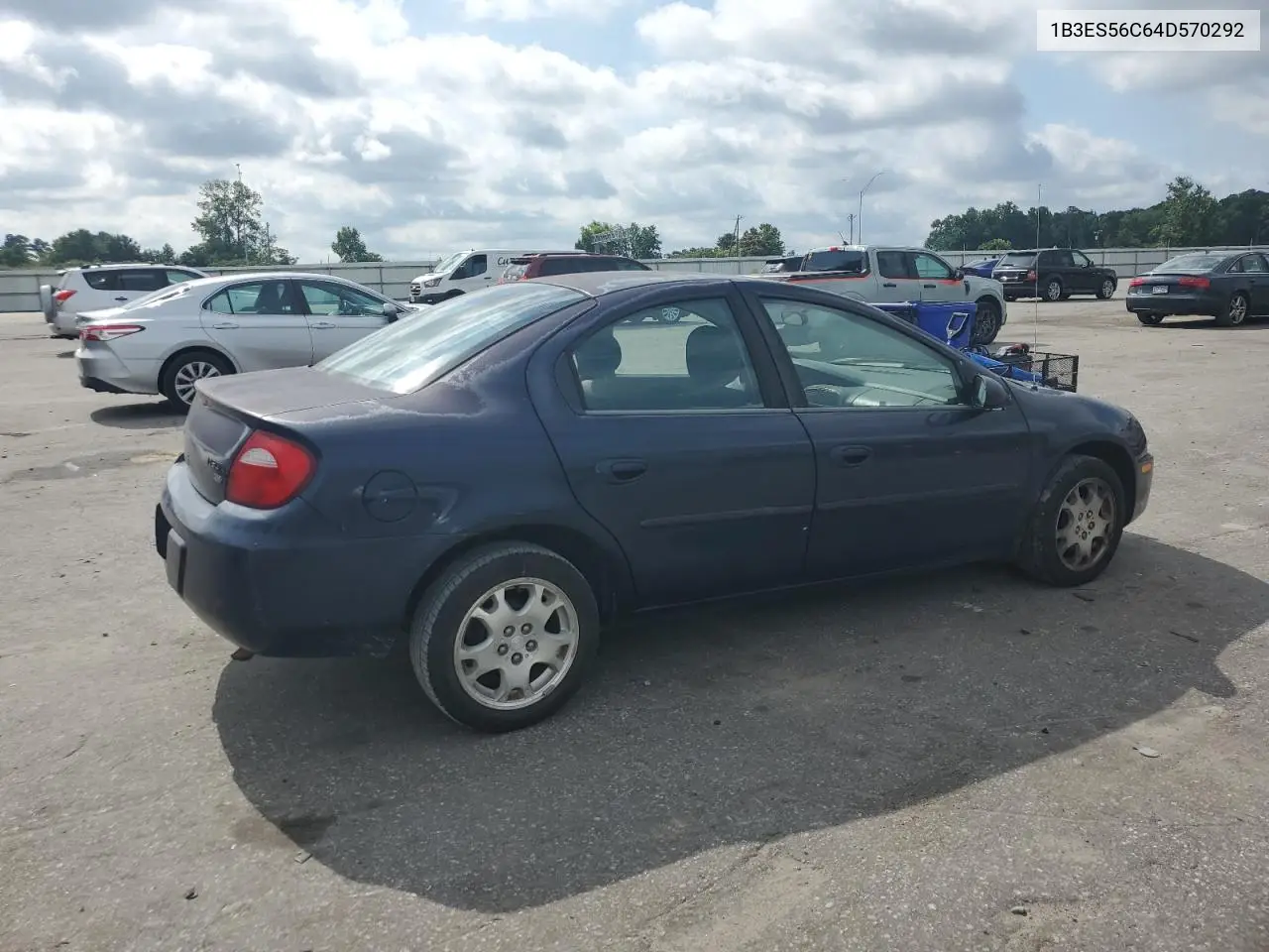 2004 Dodge Neon Sxt VIN: 1B3ES56C64D570292 Lot: 59614745