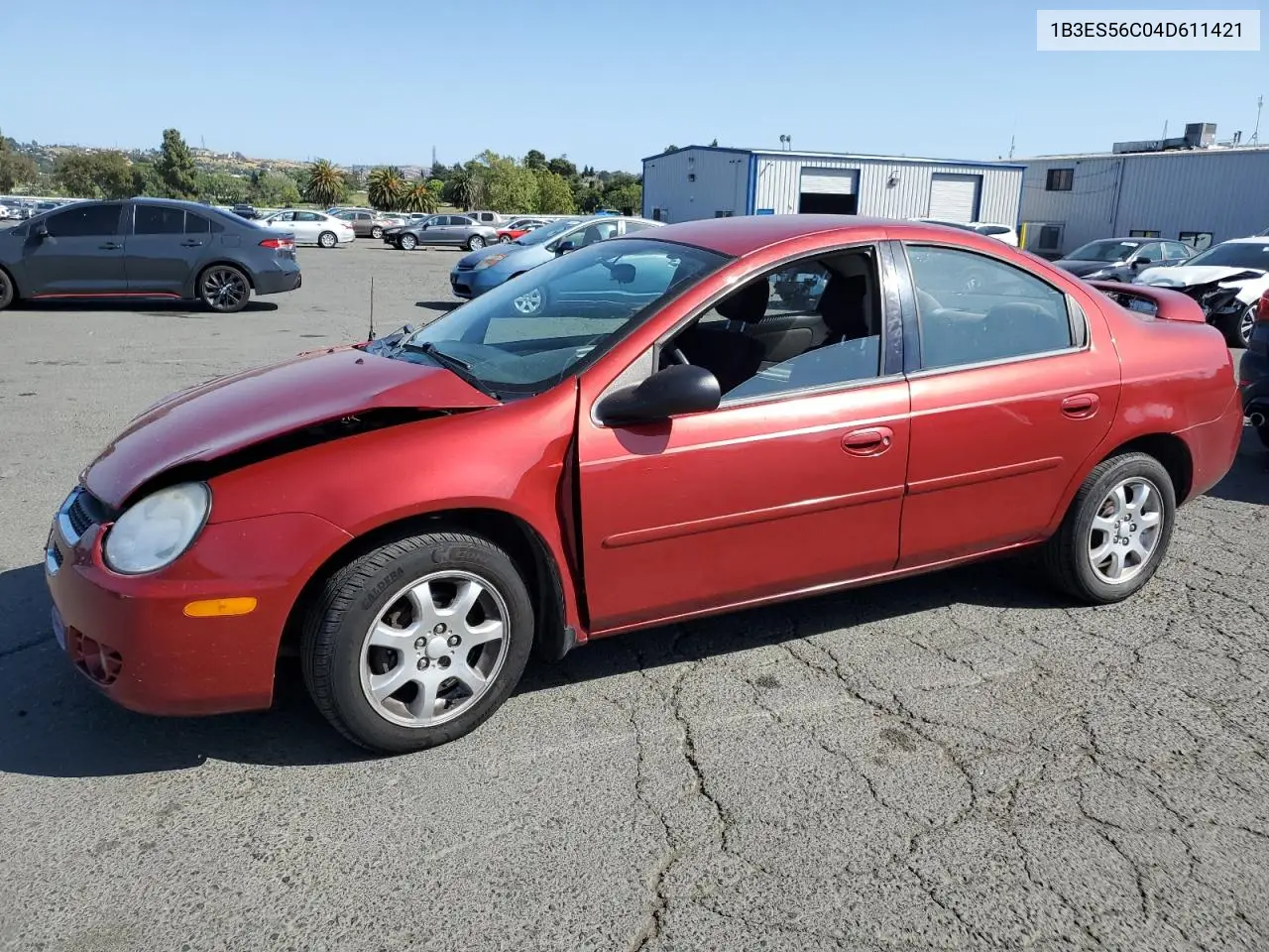 2004 Dodge Neon Sxt VIN: 1B3ES56C04D611421 Lot: 59736725