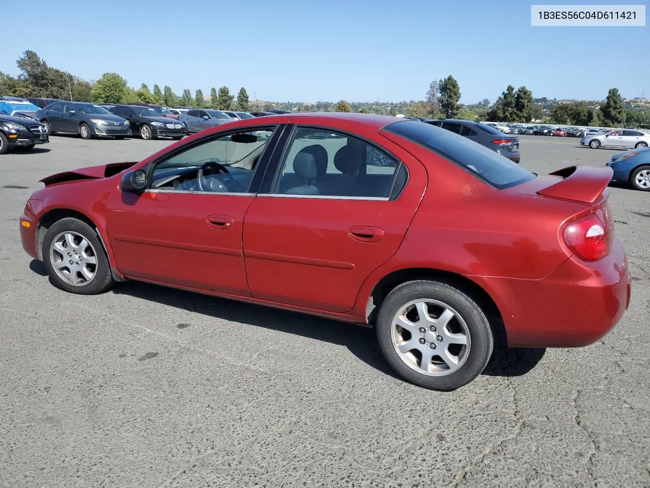 2004 Dodge Neon Sxt VIN: 1B3ES56C04D611421 Lot: 59736725