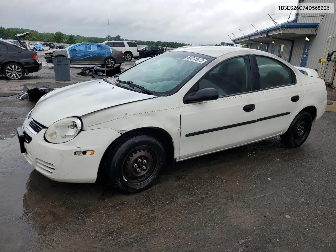 2004 Dodge Neon Base VIN: 1B3ES26C74D568226 Lot: 60218925