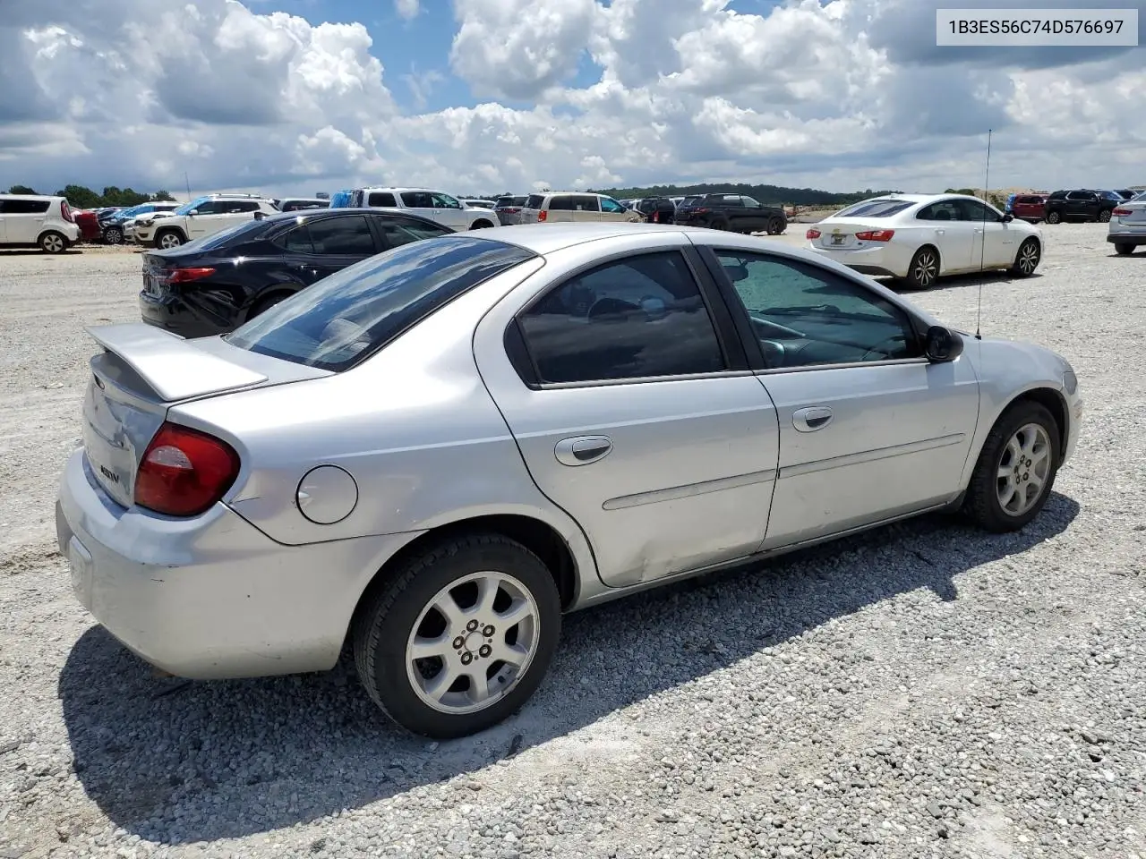 2004 Dodge Neon Sxt VIN: 1B3ES56C74D576697 Lot: 61158795