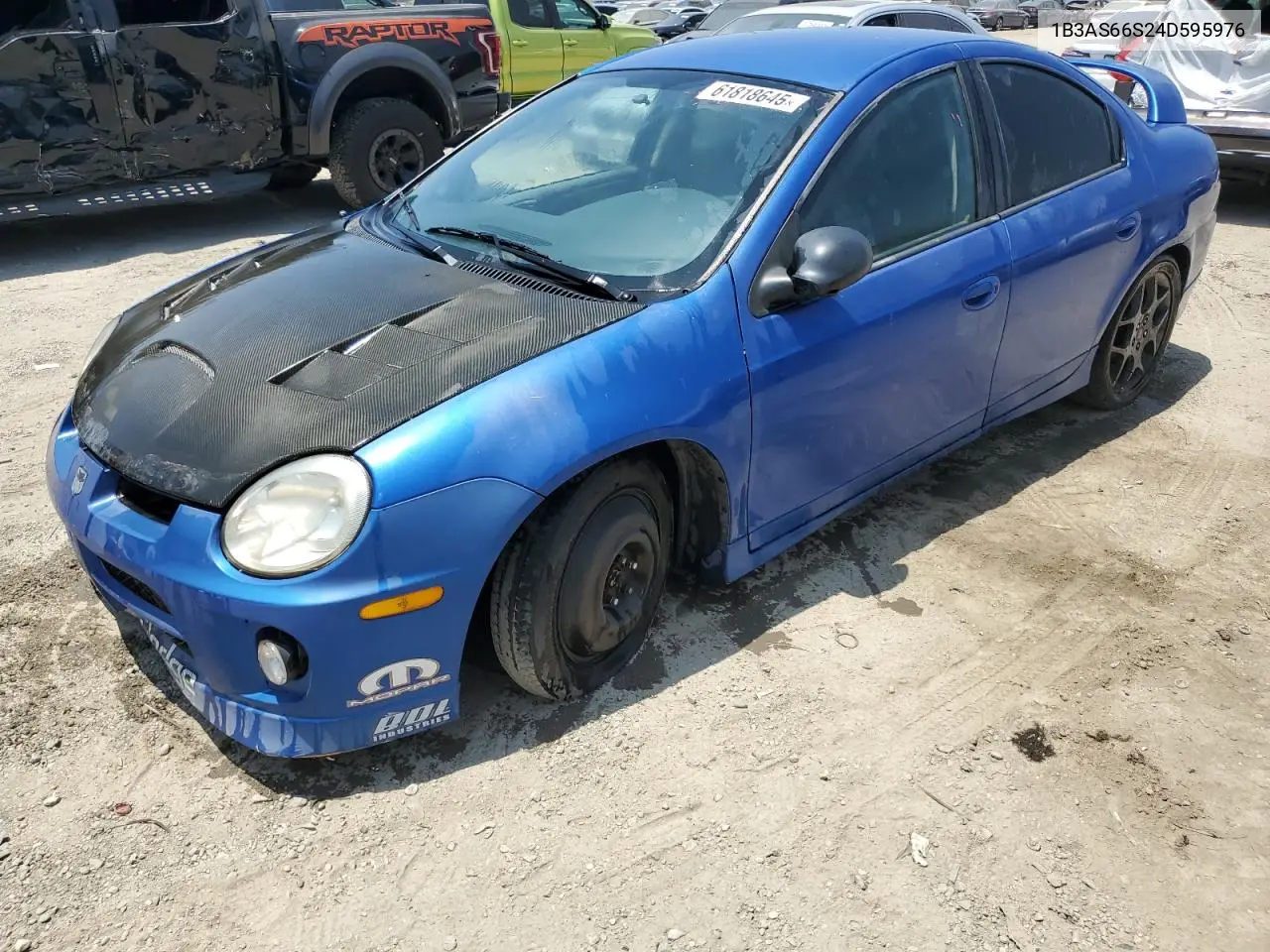 2004 Dodge Neon Srt-4 VIN: 1B3AS66S24D595976 Lot: 61818645