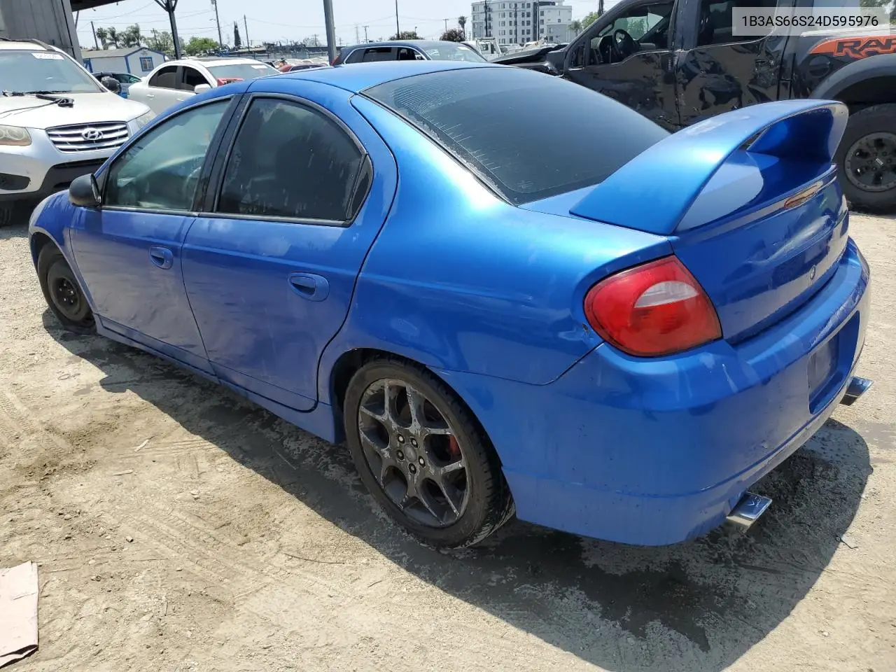 2004 Dodge Neon Srt-4 VIN: 1B3AS66S24D595976 Lot: 61818645