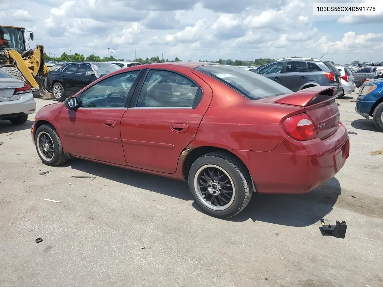 2004 Dodge Neon Sxt VIN: 1B3ES56CX4D591775 Lot: 61956875