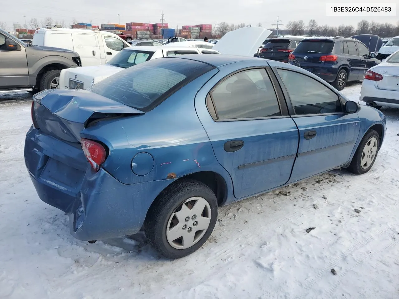 2004 Dodge Neon Base VIN: 1B3ES26C44D526483 Lot: 88456065