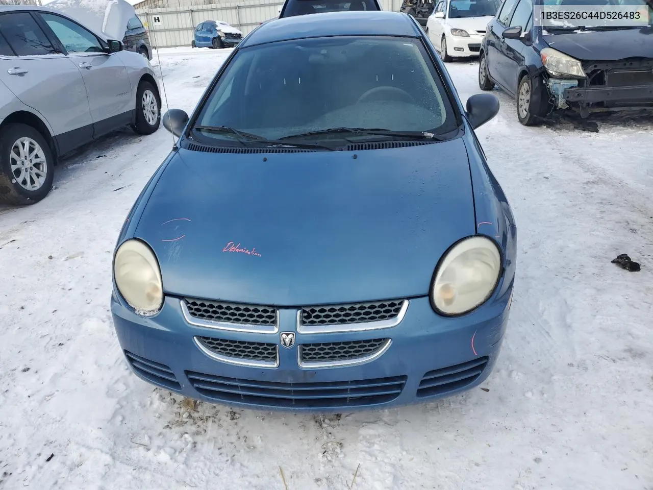 2004 Dodge Neon Base VIN: 1B3ES26C44D526483 Lot: 88456065