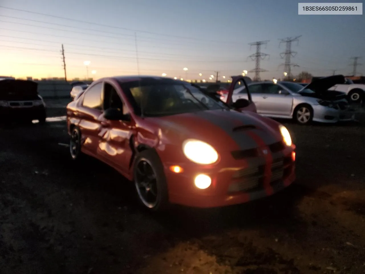 2005 Dodge Neon Srt-4 VIN: 1B3ES66S05D259861 Lot: 43053435