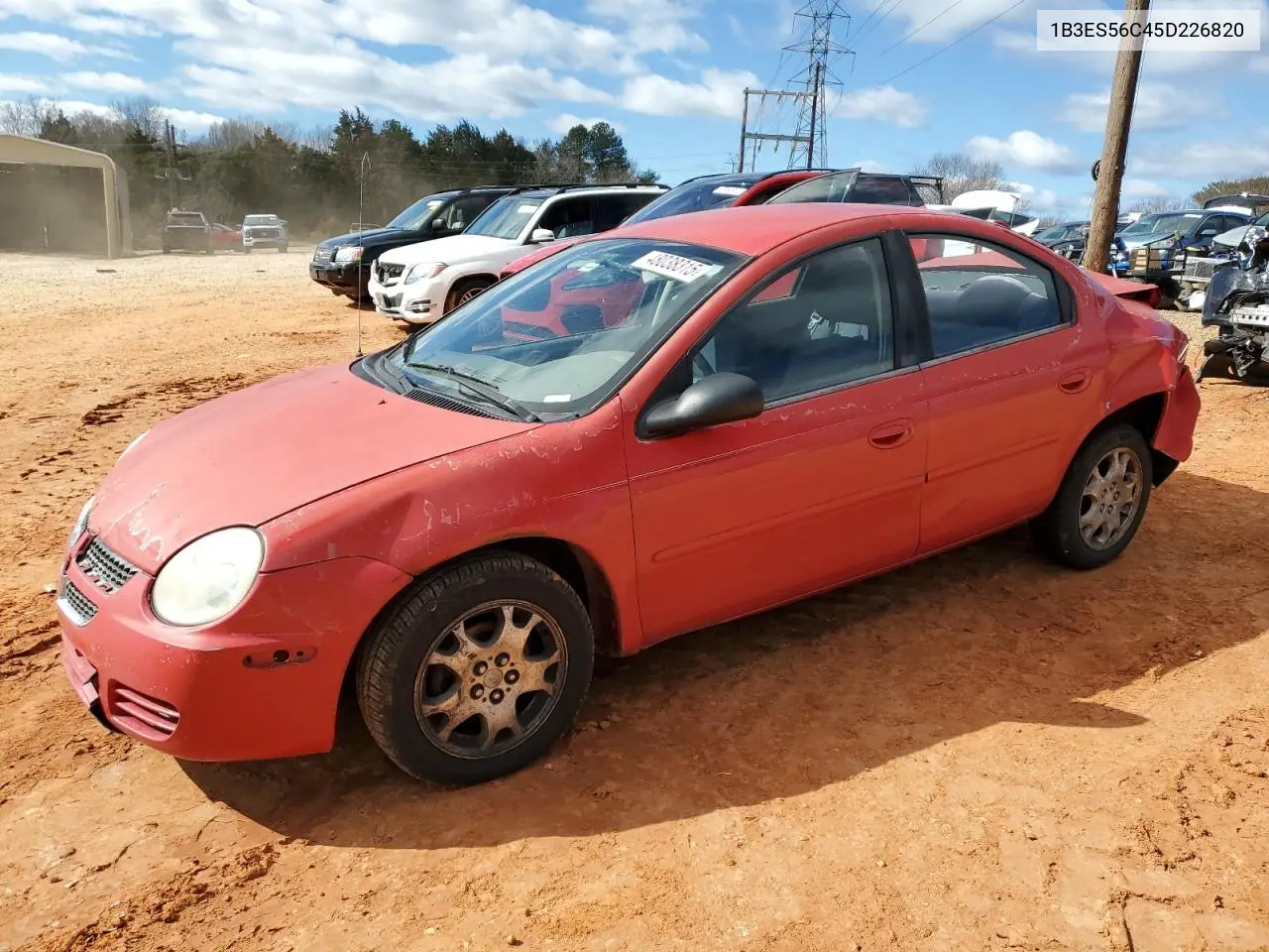 2005 Dodge Neon Sxt VIN: 1B3ES56C45D226820 Lot: 48038315