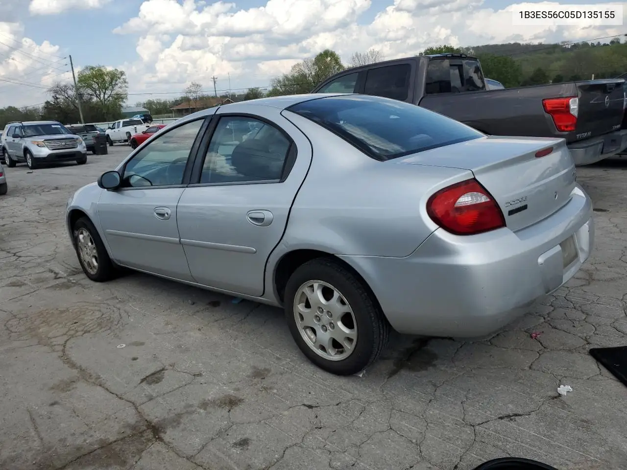 2005 Dodge Neon Sxt VIN: 1B3ES56C05D135155 Lot: 52856545