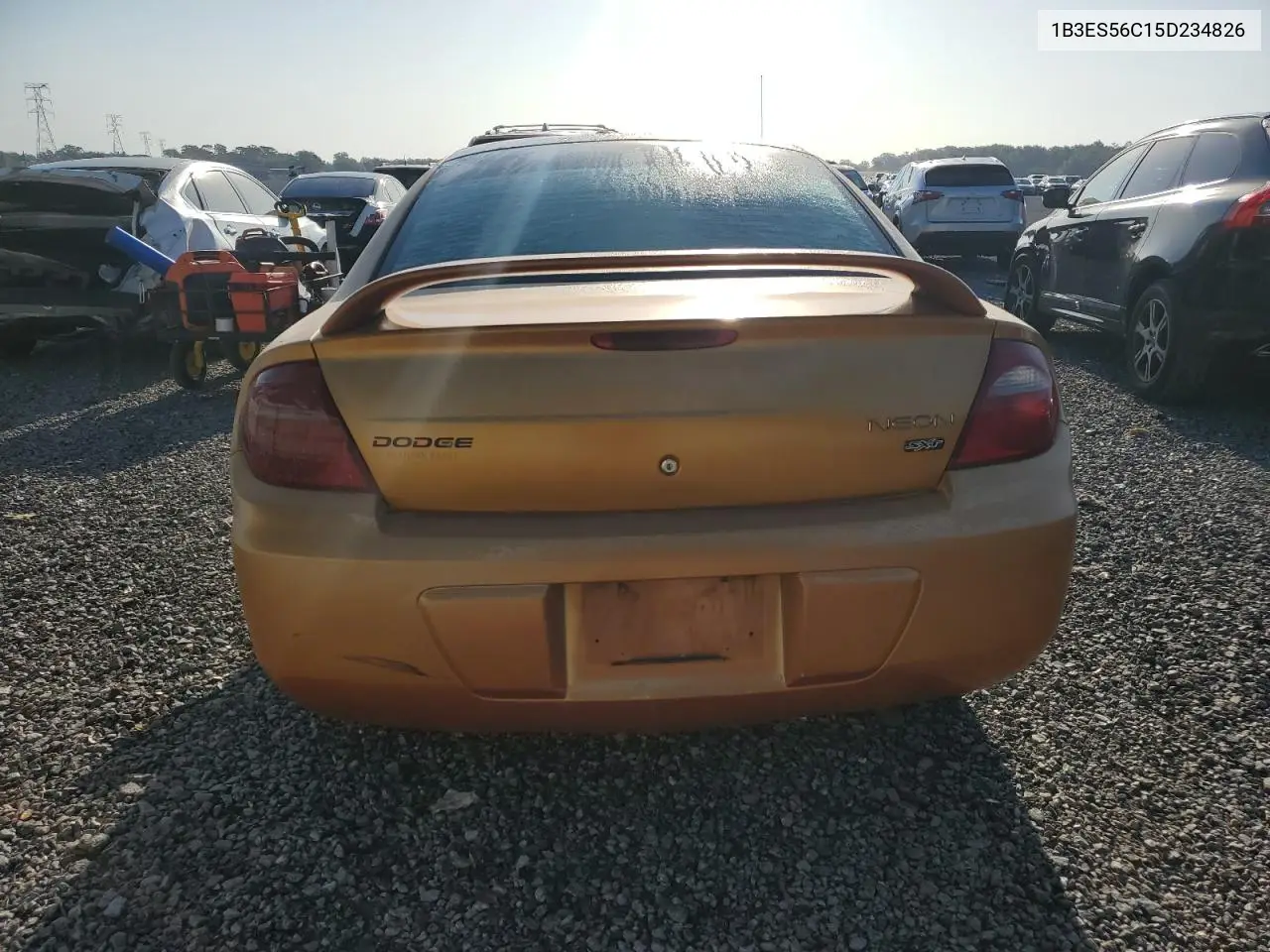 2005 Dodge Neon Sxt VIN: 1B3ES56C15D234826 Lot: 54544395