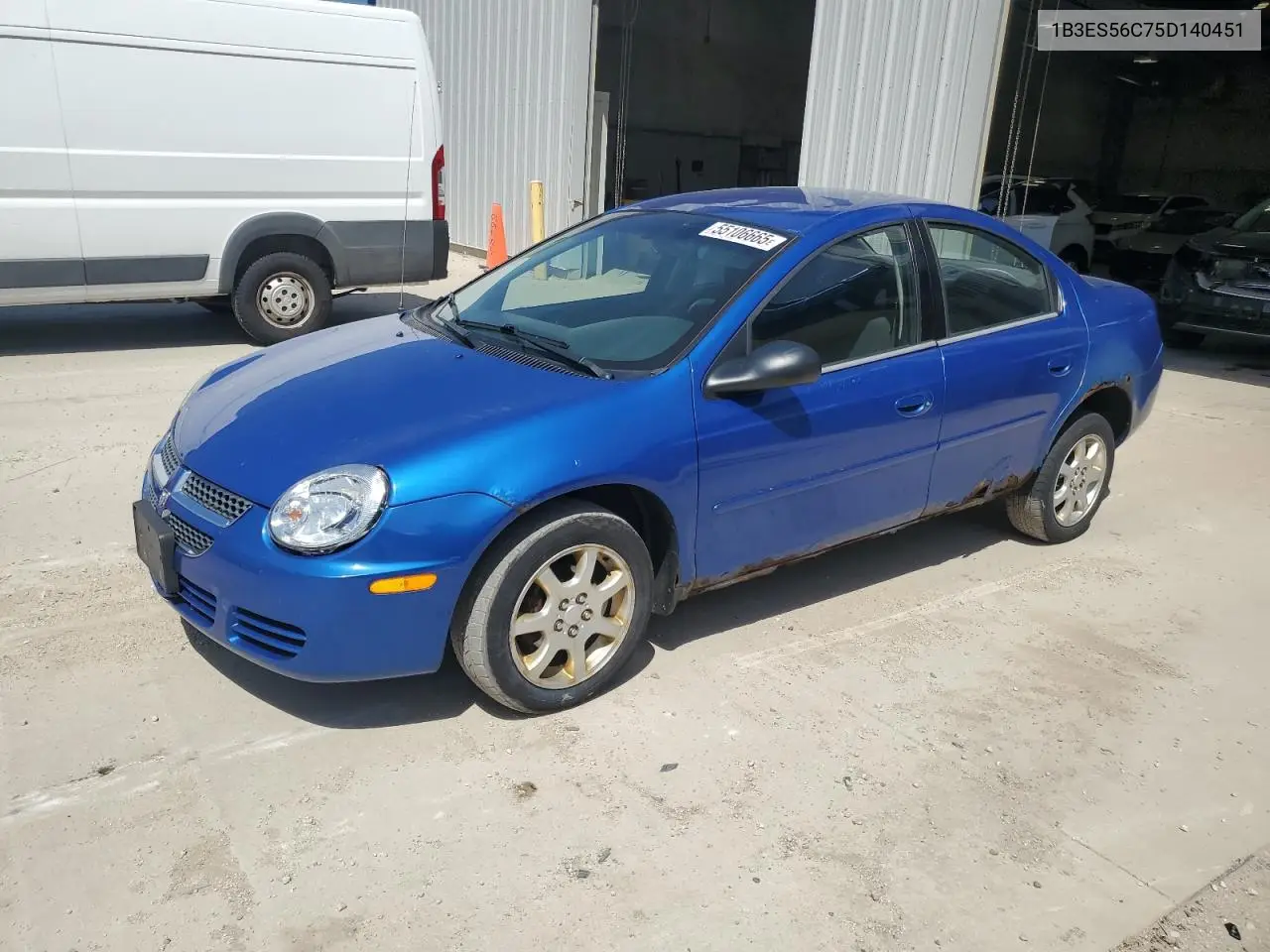 2005 Dodge Neon Sxt VIN: 1B3ES56C75D140451 Lot: 55106665