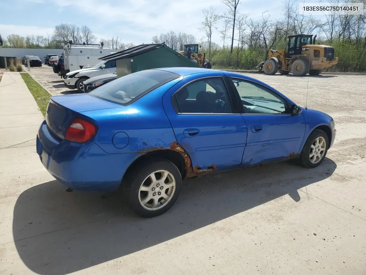 2005 Dodge Neon Sxt VIN: 1B3ES56C75D140451 Lot: 55106665