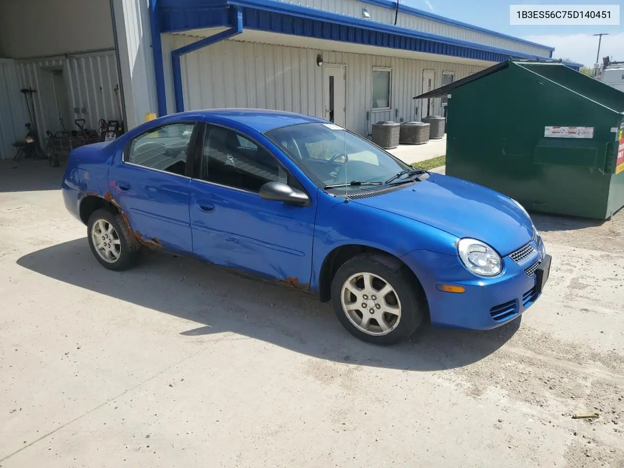2005 Dodge Neon Sxt VIN: 1B3ES56C75D140451 Lot: 55106665
