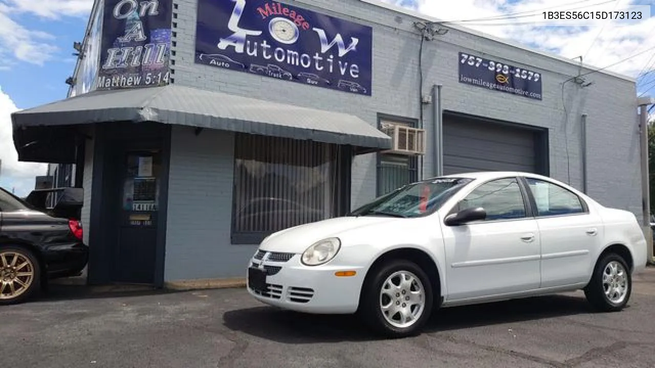 2005 Dodge Neon Sxt VIN: 1B3ES56C15D173123 Lot: 56059332