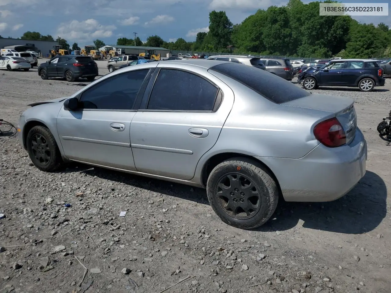 2005 Dodge Neon Sxt VIN: 1B3ES56C35D223181 Lot: 56105035