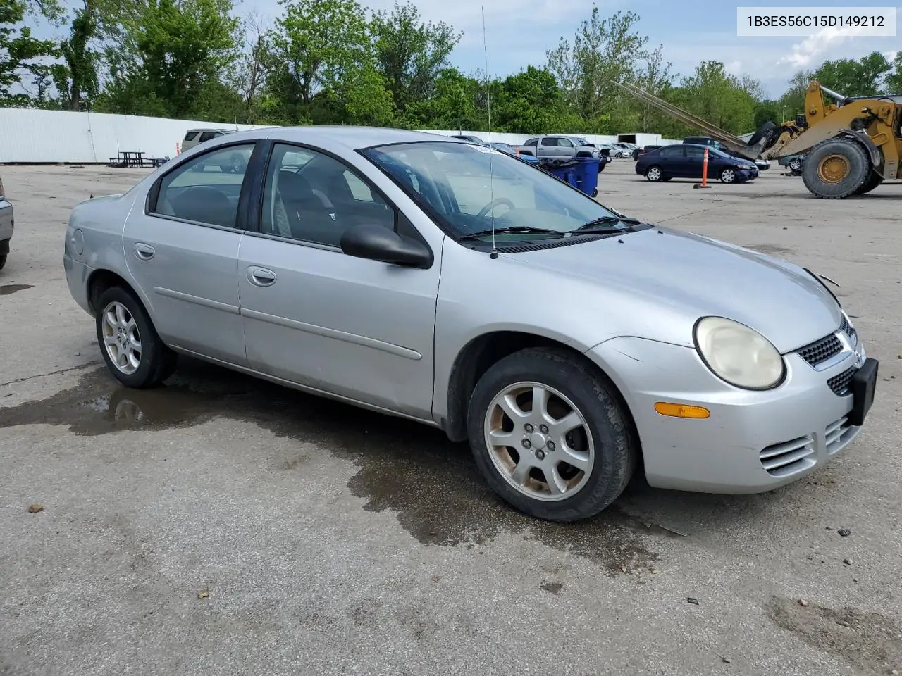 2005 Dodge Neon Sxt VIN: 1B3ES56C15D149212 Lot: 56222775