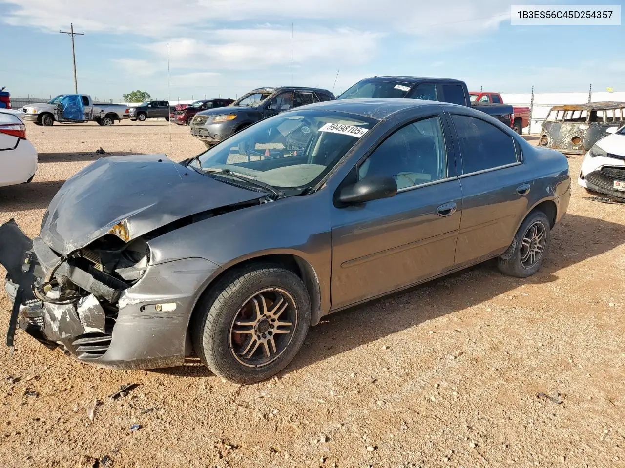 2005 Dodge Neon Sxt VIN: 1B3ES56C45D254357 Lot: 59498105