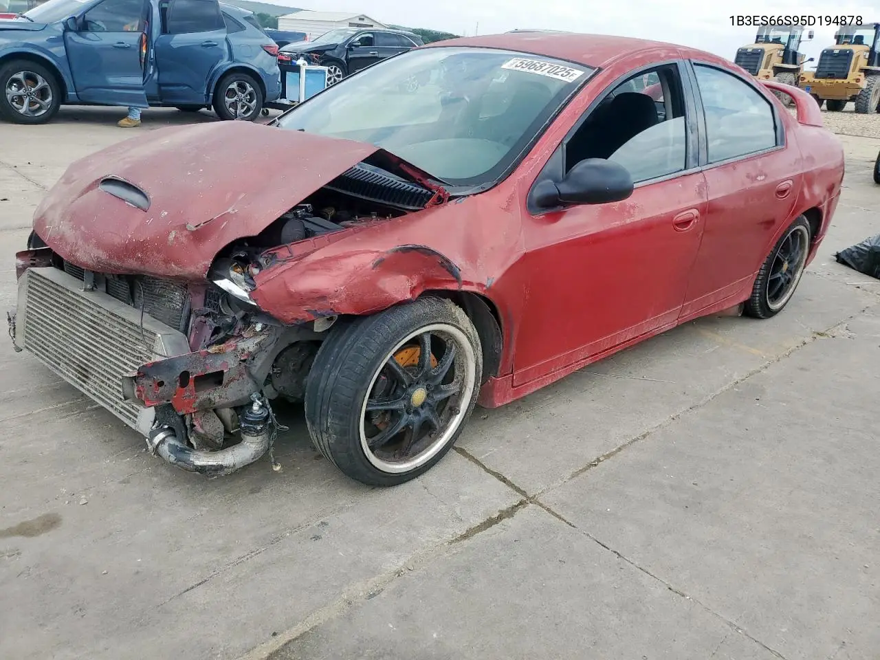 2005 Dodge Neon Srt-4 VIN: 1B3ES66S95D194878 Lot: 59687025