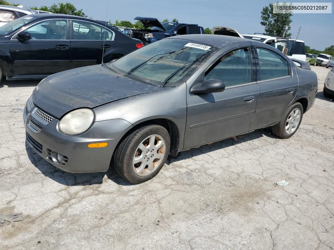 2005 Dodge Neon Sxt VIN: 1B3ES56C05D212087 Lot: 60659135
