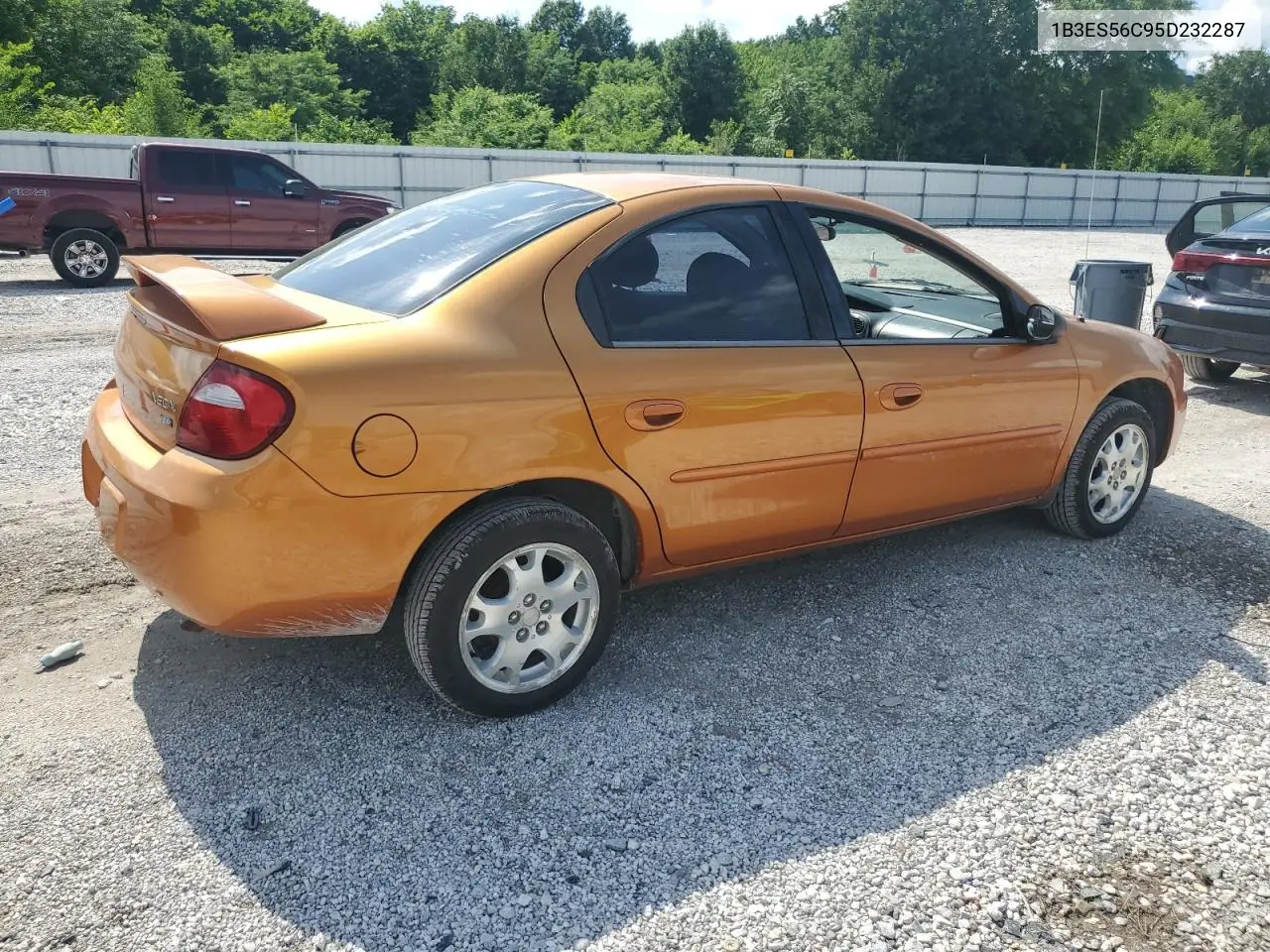 2005 Dodge Neon Sxt VIN: 1B3ES56C95D232287 Lot: 60840895