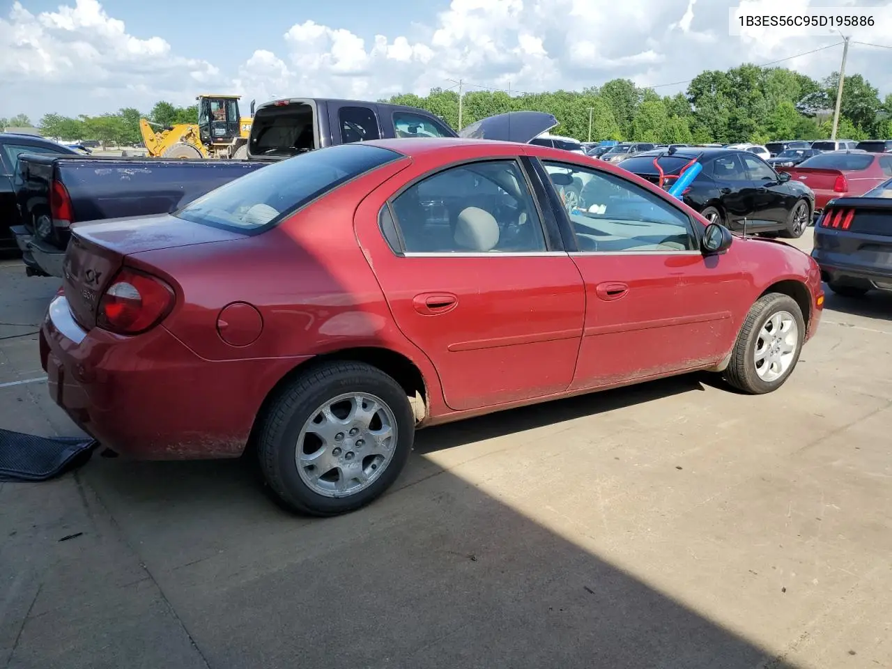 2005 Dodge Neon Sxt VIN: 1B3ES56C95D195886 Lot: 62166755