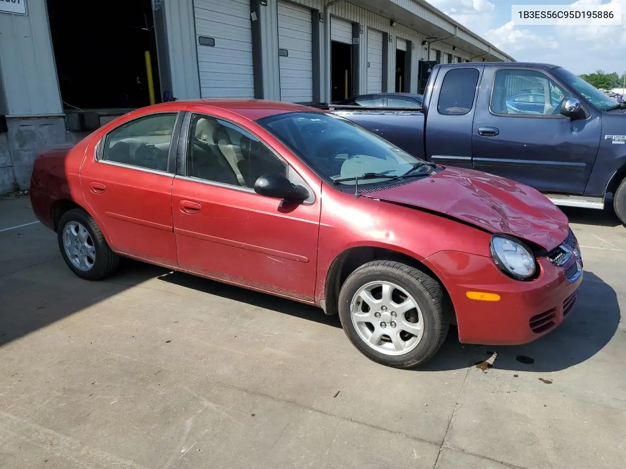 2005 Dodge Neon Sxt VIN: 1B3ES56C95D195886 Lot: 62166755