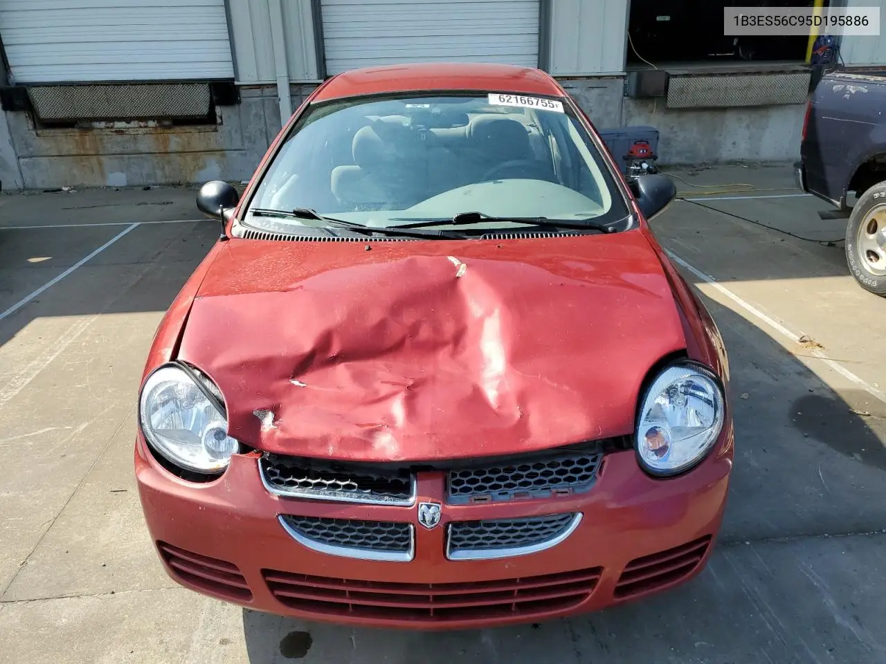 2005 Dodge Neon Sxt VIN: 1B3ES56C95D195886 Lot: 62166755