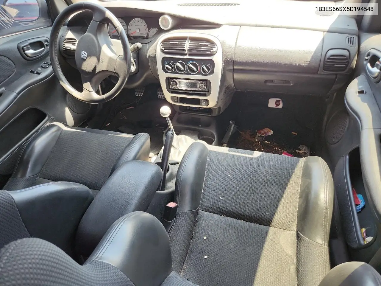 2005 Dodge Neon Srt-4 VIN: 1B3ES66SX5D194548 Lot: 63072715