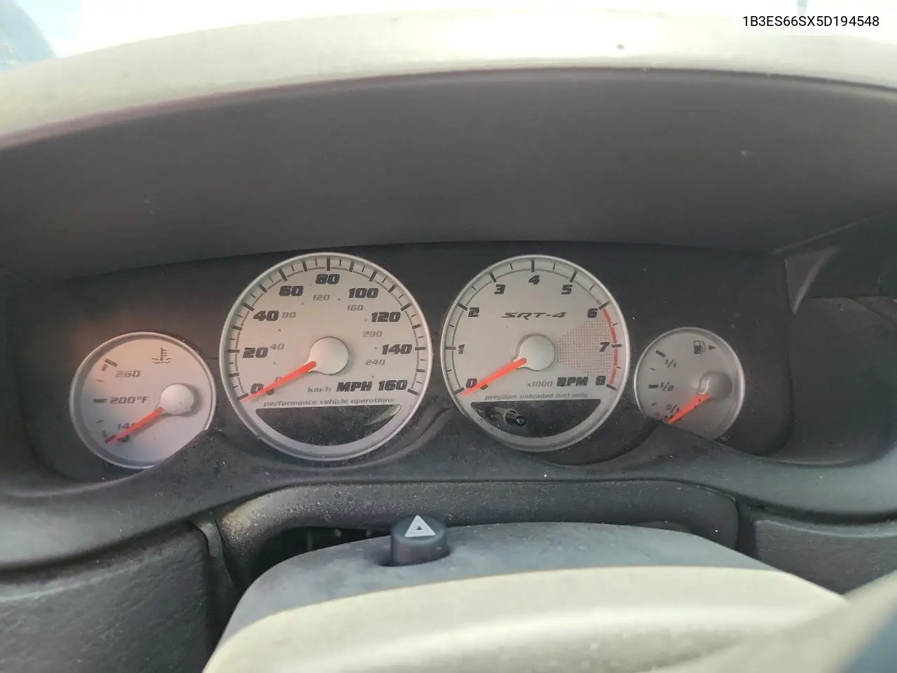 2005 Dodge Neon Srt-4 VIN: 1B3ES66SX5D194548 Lot: 63072715