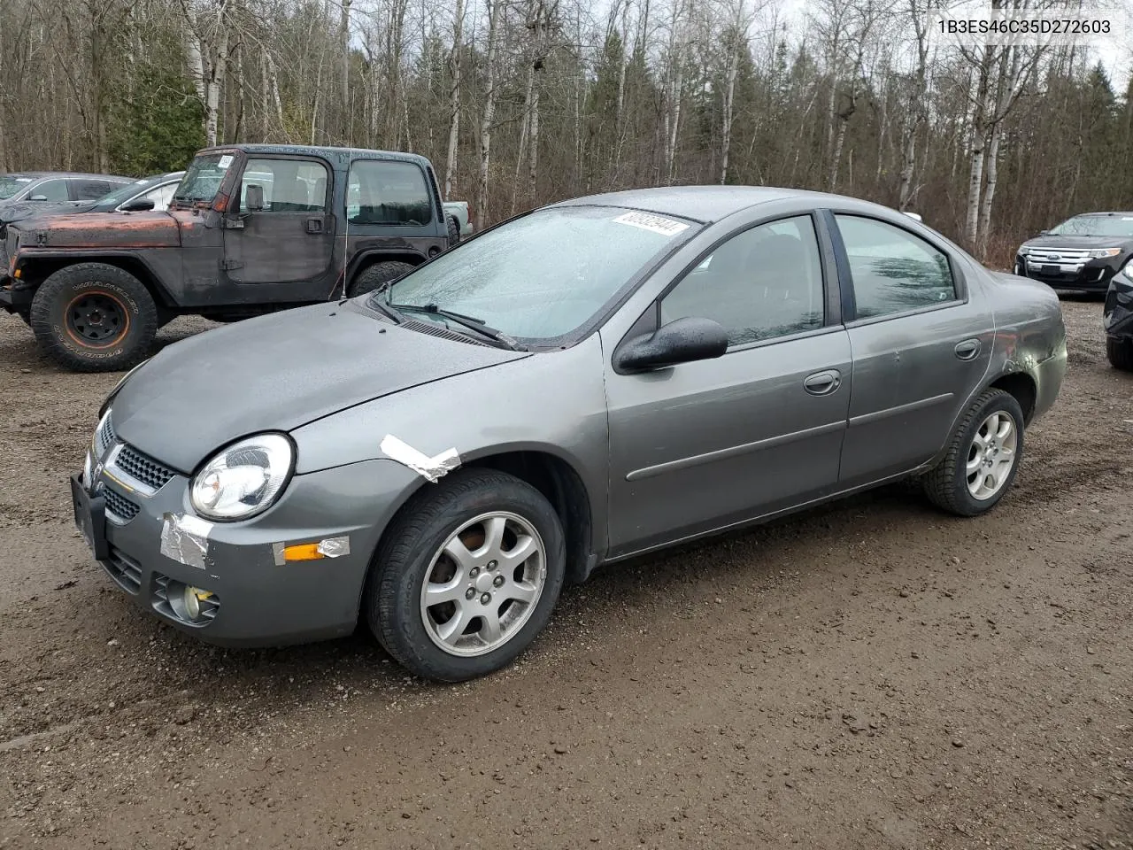 2005 Dodge Neon Sx 2.0 VIN: 1B3ES46C35D272603 Lot: 80932944