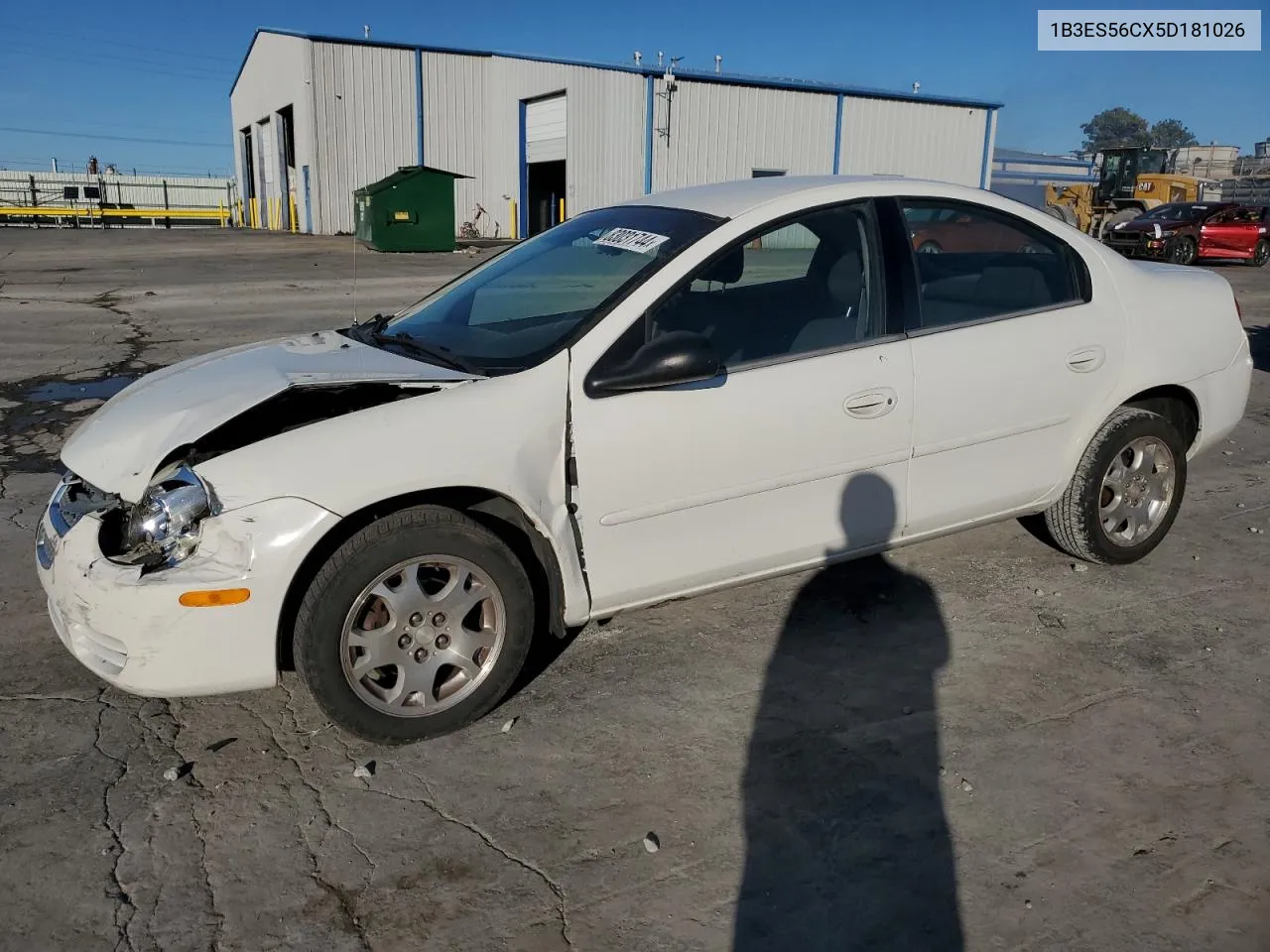2005 Dodge Neon Sxt VIN: 1B3ES56CX5D181026 Lot: 83031744